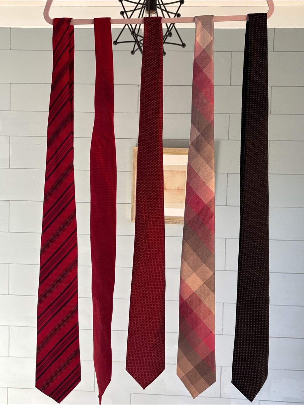 Men's‎ Red Patterned Tie Collection - Classic Necktie Styles
